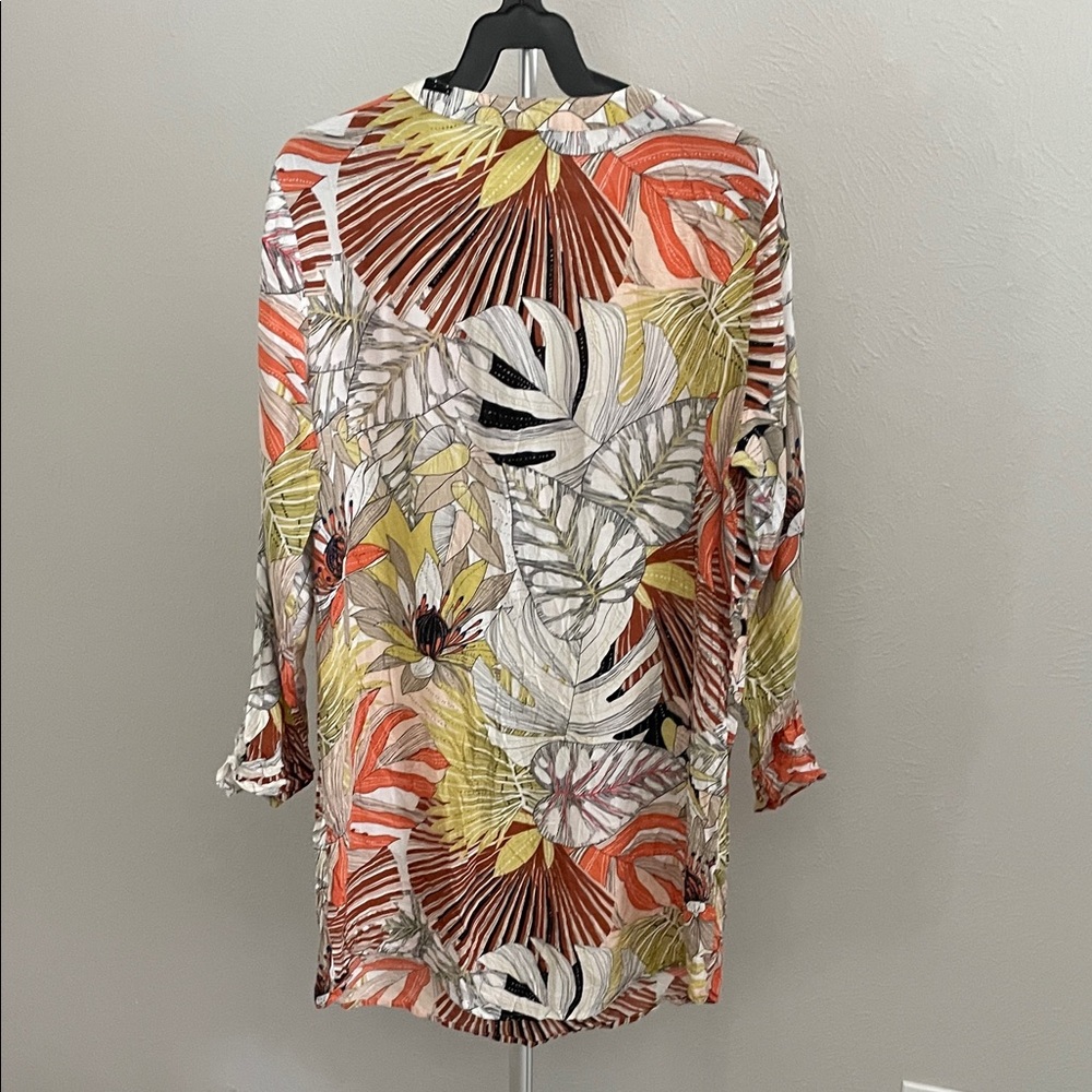 Tropical Print Mini Dress - Picture 6 of 6